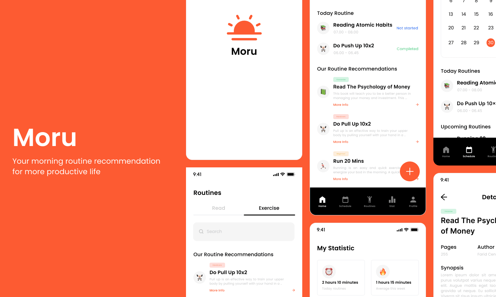 MORU: Morning Routine App
